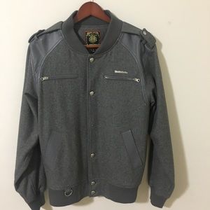 Grey Bomber Jacket